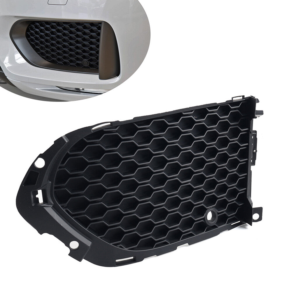 Closed Mesh Front Bumper Fog Light Lamp Grill With PDC for Jaguar F-Pace 16-20 L