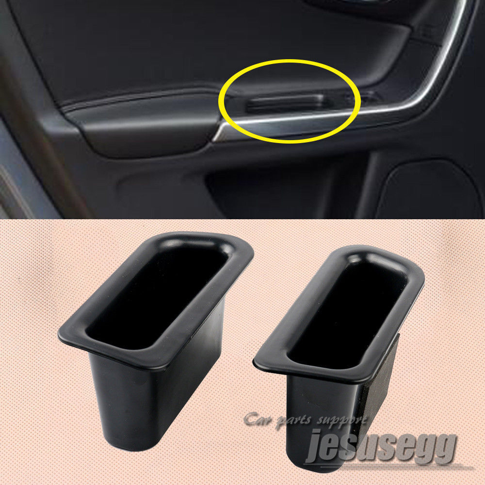 R+L Rear Interior Door Armrest Box Storage Orginzer for Volvo V60 S60 2011-2016