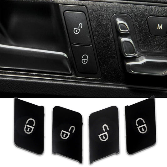 Car Door Lock Unlock Switch Button Cover Trim fit for Mercedes Benz Class W212 W204