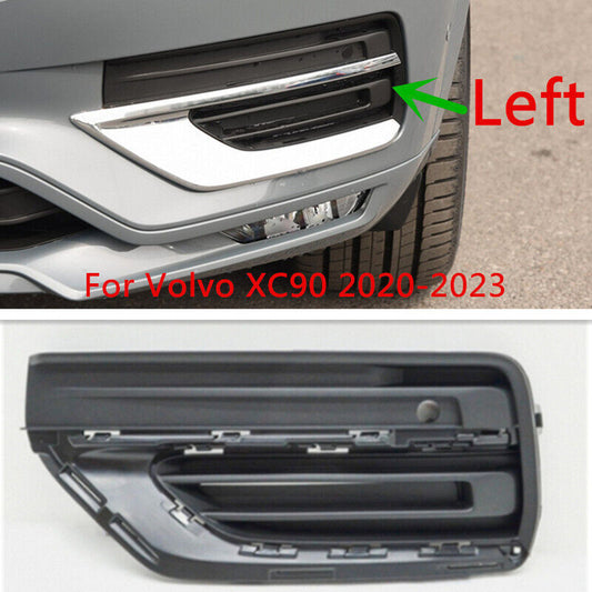 Left Side Front Bumper Fog Lamp Cover Bezel Grille Fit for Volvo XC90 2020-2023