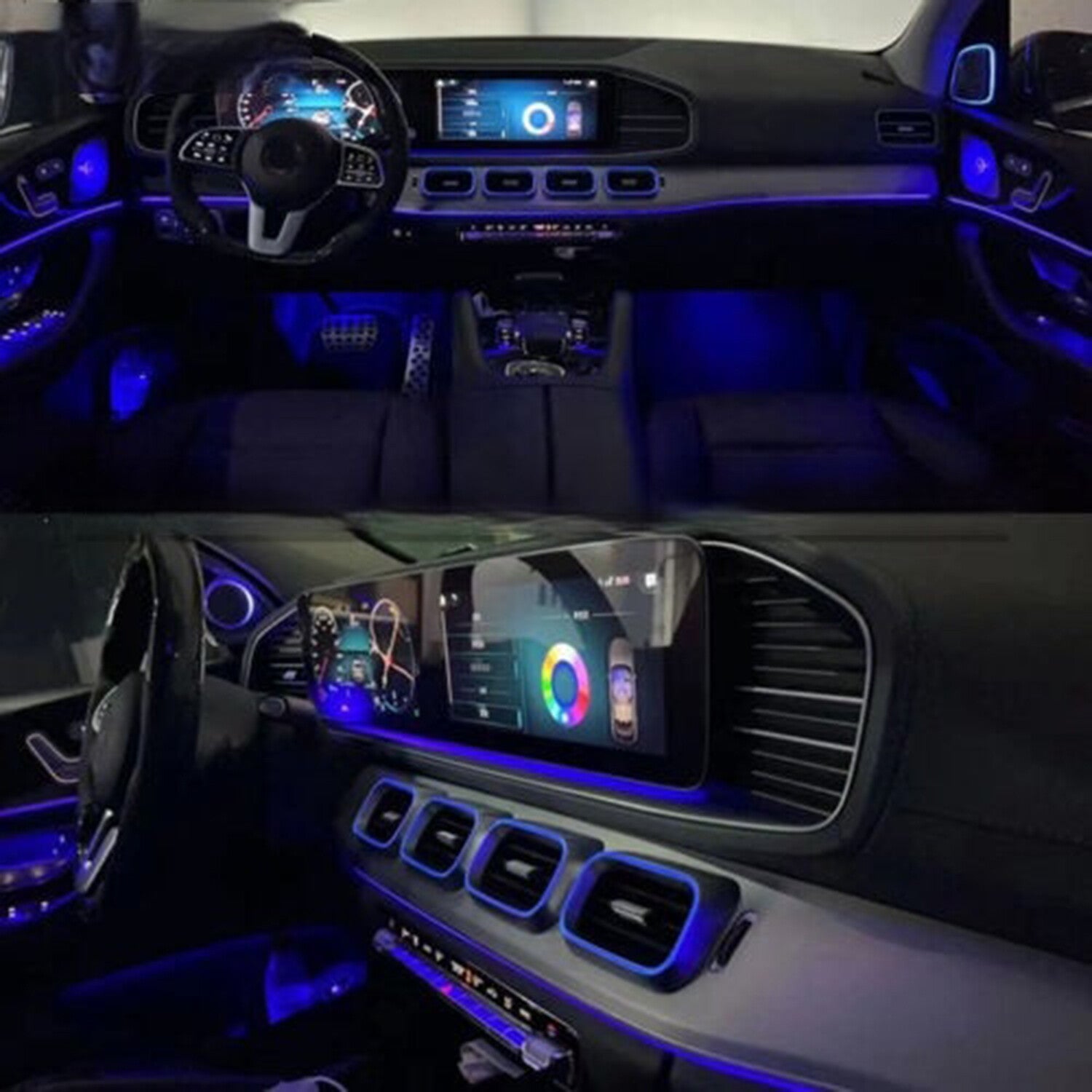 LED Air Vent Ambient Light for Mercedes-Benz GLS GLE W167 20-2023 GLE350 GLE450