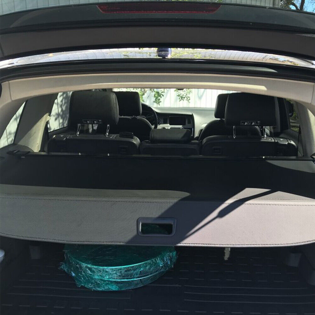 for Audi Q7 2010-2015 black Retractable Trunk Luggage Shade Shield Cargo Cover
