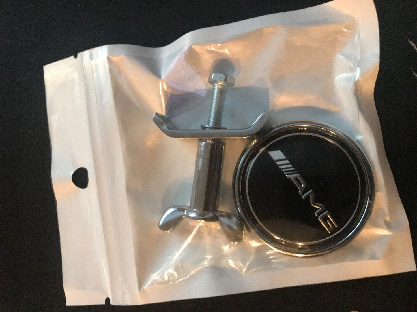 Flat hood badge kit for Mercedes -AMG W221 W220 W211 W222 W203 W204