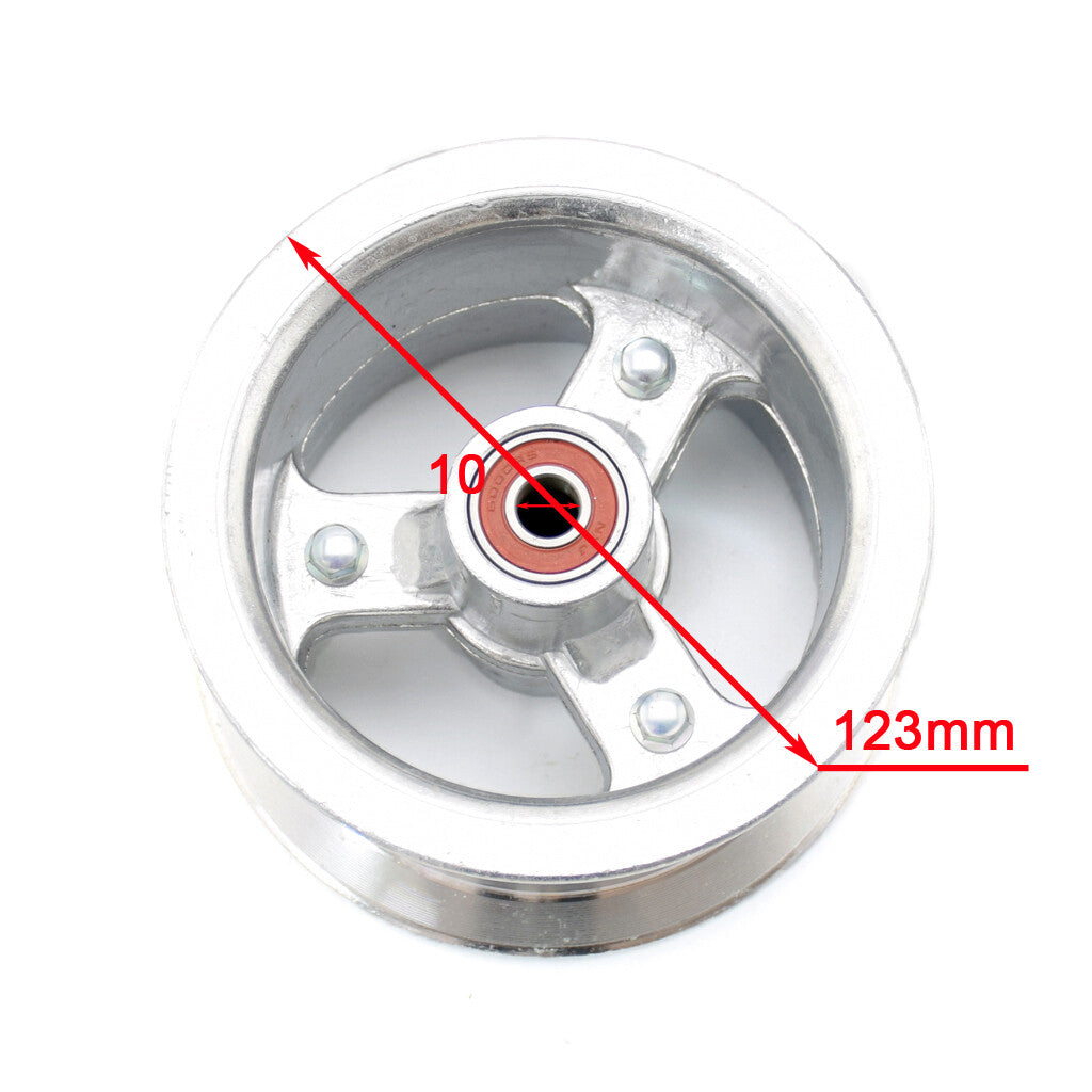 Aluminium Rear Wheel Rim 3.00-4 Scooter Hubs 3.50-4 4.10-4 Tire GO Kart Pit Bike