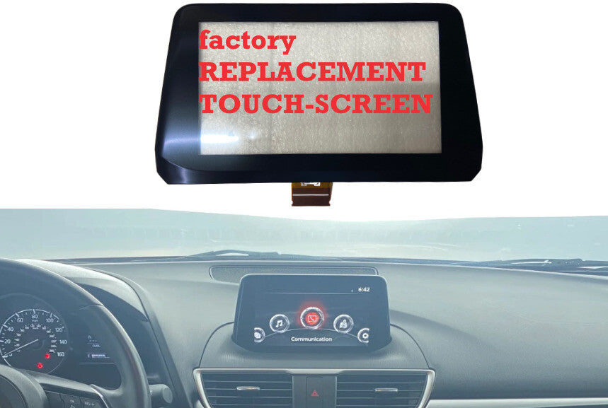 REPLACEMENT 7 TOUCH-SCREEN 17 18 for MAZDA 3 GPS NAVIGATION RADIO DISPLAY NEW