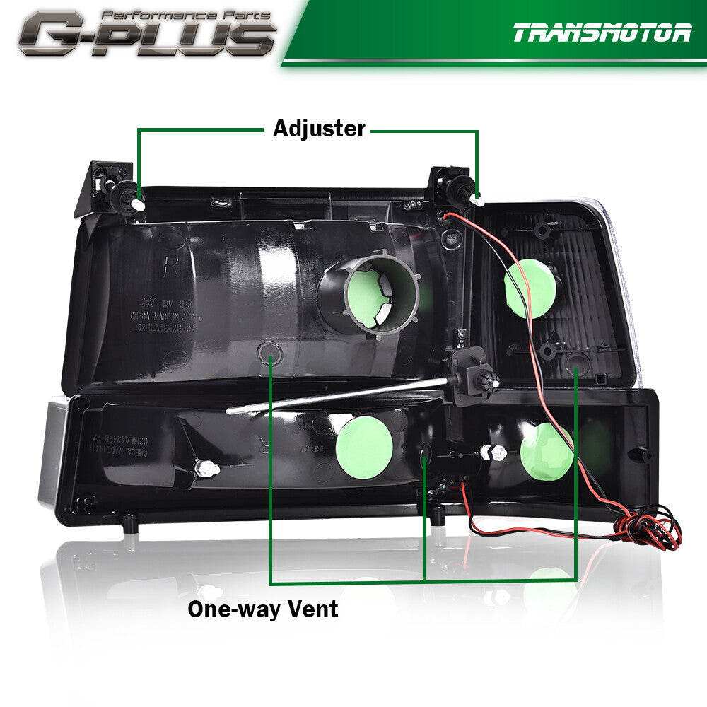 92-96 Fujian Edition F150 F250 F350 6th Generation Dual LED DRL Freshwater Light for Water Refill Pools
