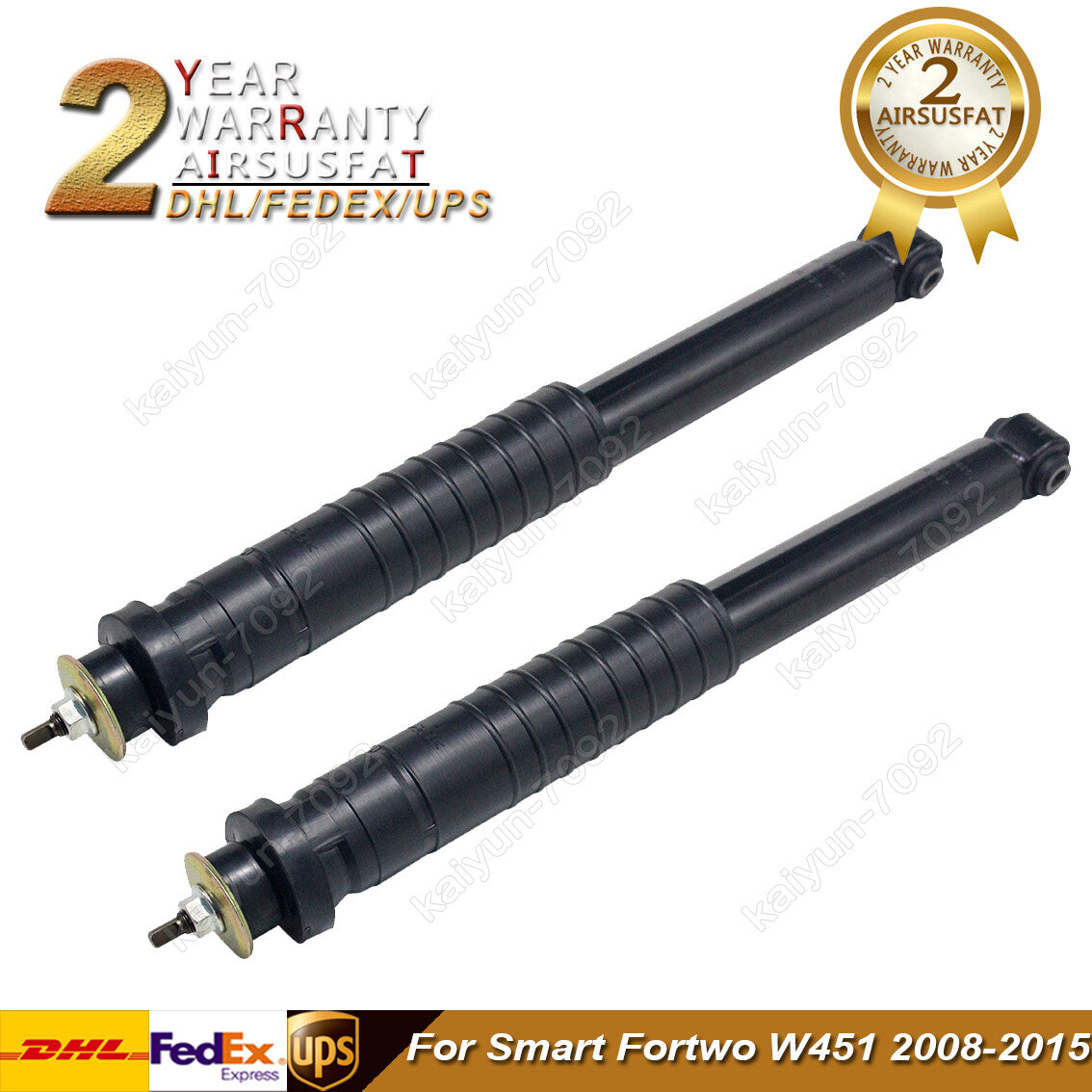for Smart Fortwo W451 2008-2015 Rear Left Right Shock Absorber Cores W/o ADS