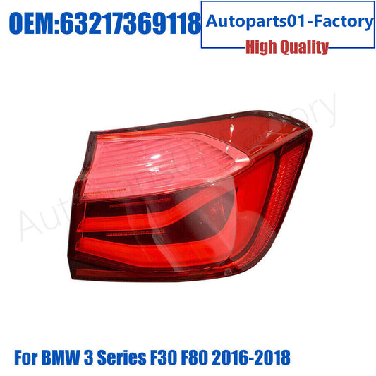 1Piece Outer Rear Right Stop Lamp Tail Light for BMW 3 Series F30 F80 2016-2018