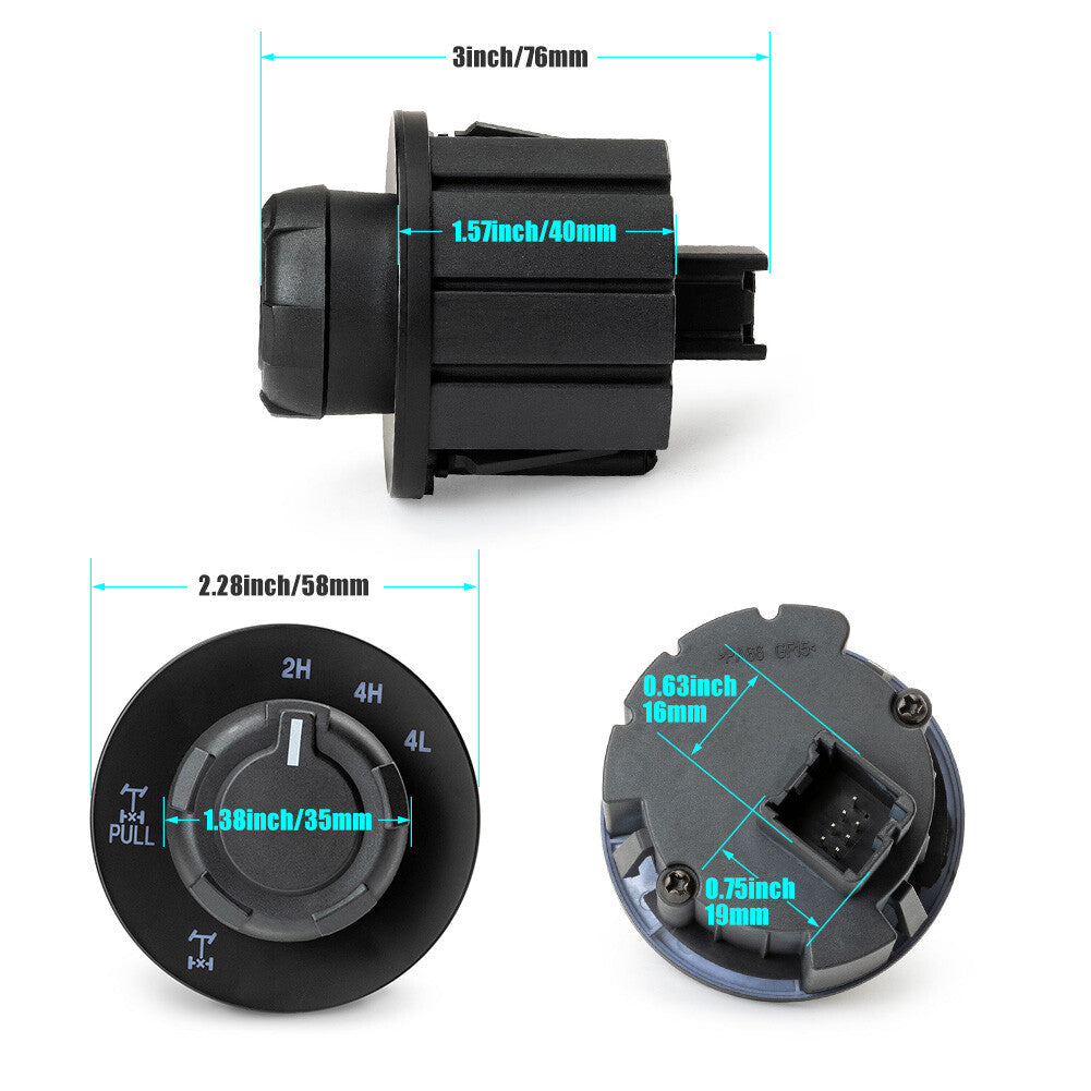 For 2009-2014 for Ford F-150 4X4 SVT Models Transfer Case Switch Electric