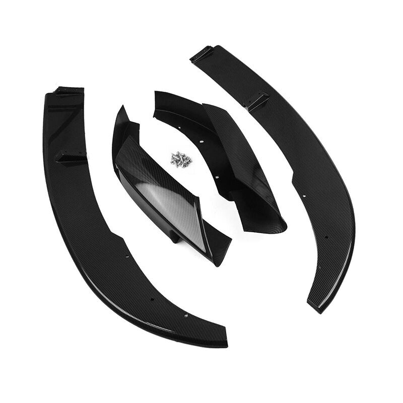 Front Bumper Lip Spoiler SplitterCarbon Fiber Style for BMW F10 M5 2012-2016