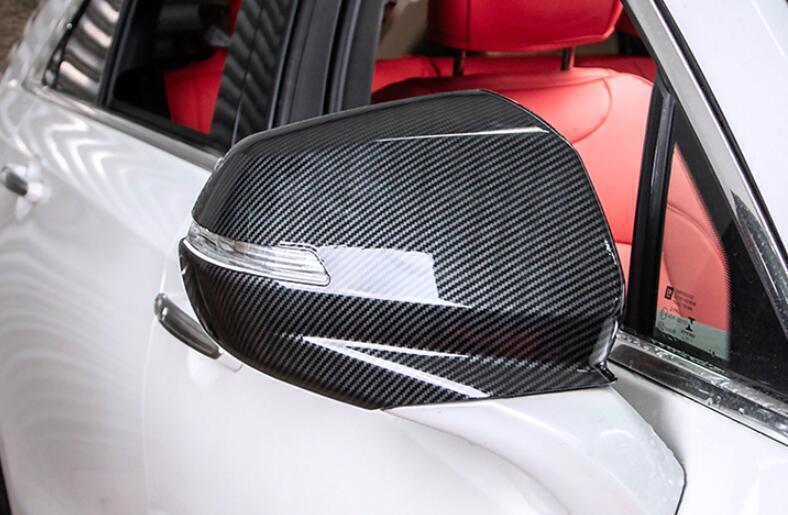 for Cadillac XT5 2017-2022 Carbon Fiber Rear View Side Door Mirror Covers 4PCS