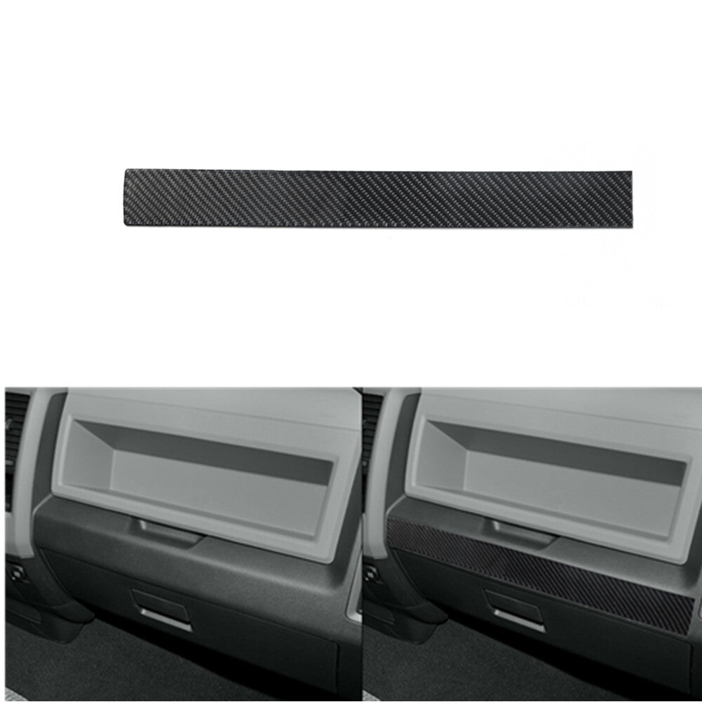 Carbon Fiber Glove Box Decoration Cover Trim for Dodge for Ram 1500 2009-2012