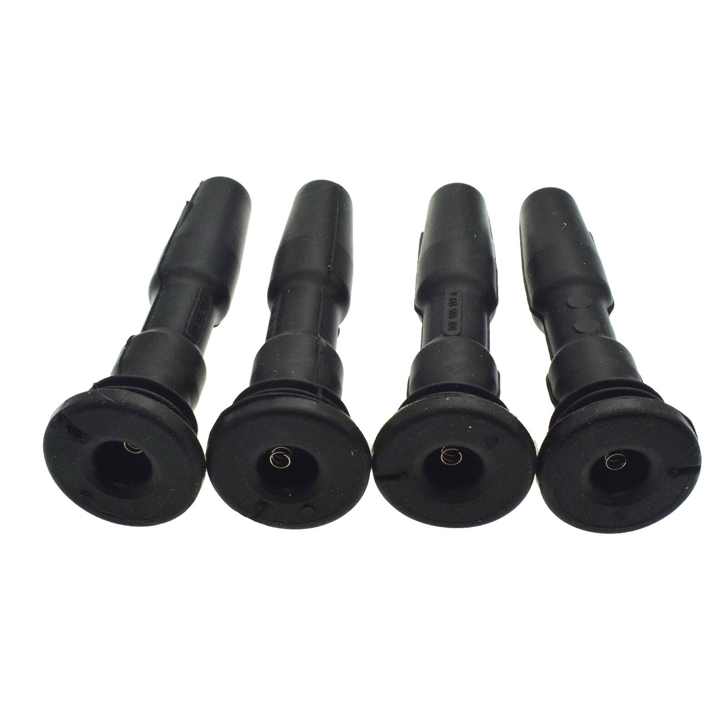 4-pack ignition coils and rubber spark plugs, 04E905199A, suitable for Audi for A4,A3, Q3, and for Volkswagen for Golf CC.
