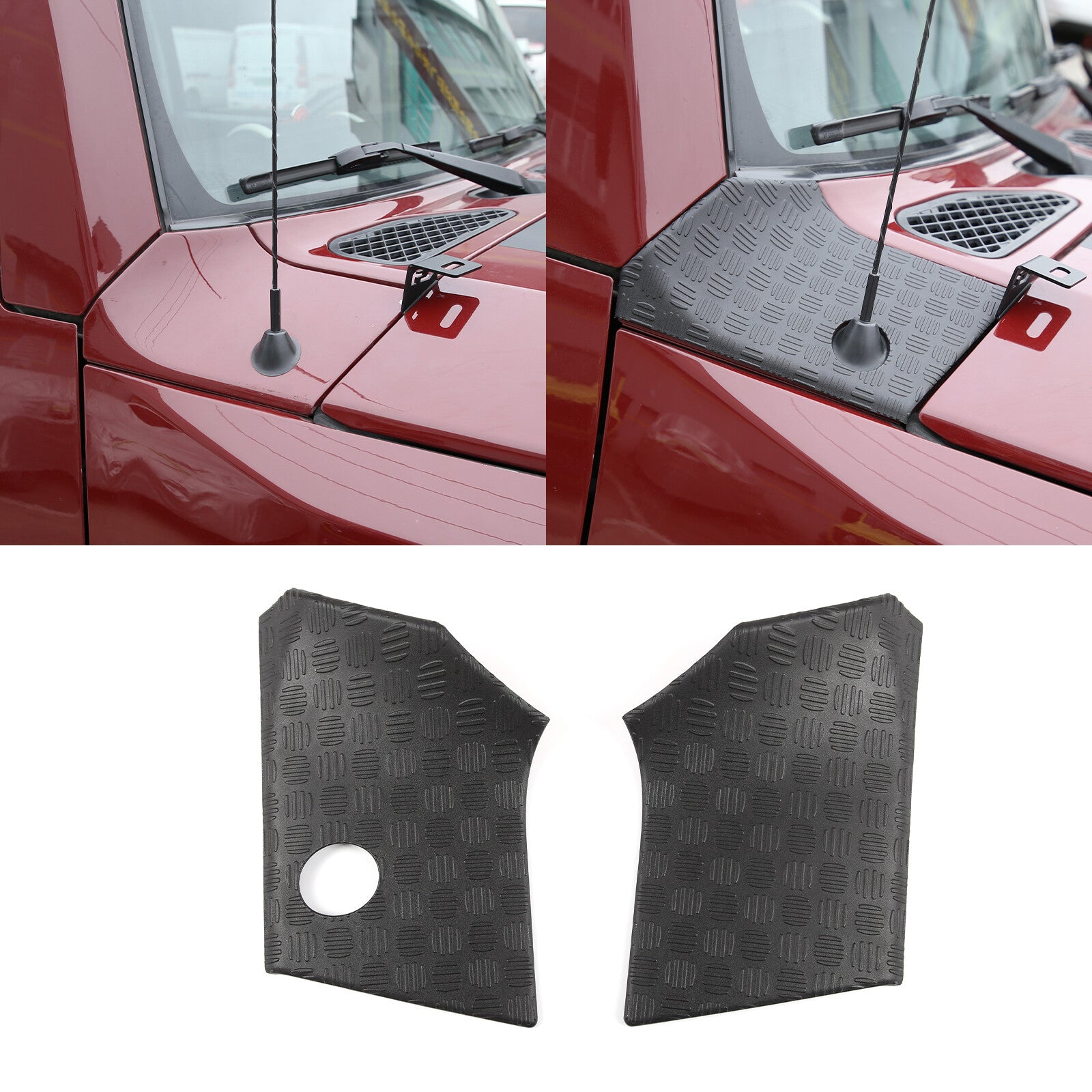 2 Smoked Black Rear Fog Light Housing Cover Trim Suitable for Honda Pilot 19-22