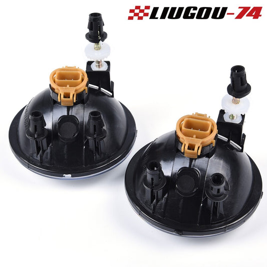 Suitable for 2010-2013 for Chevrolet Camaro clear lens pair of fog lights and driving light strip bulbs.