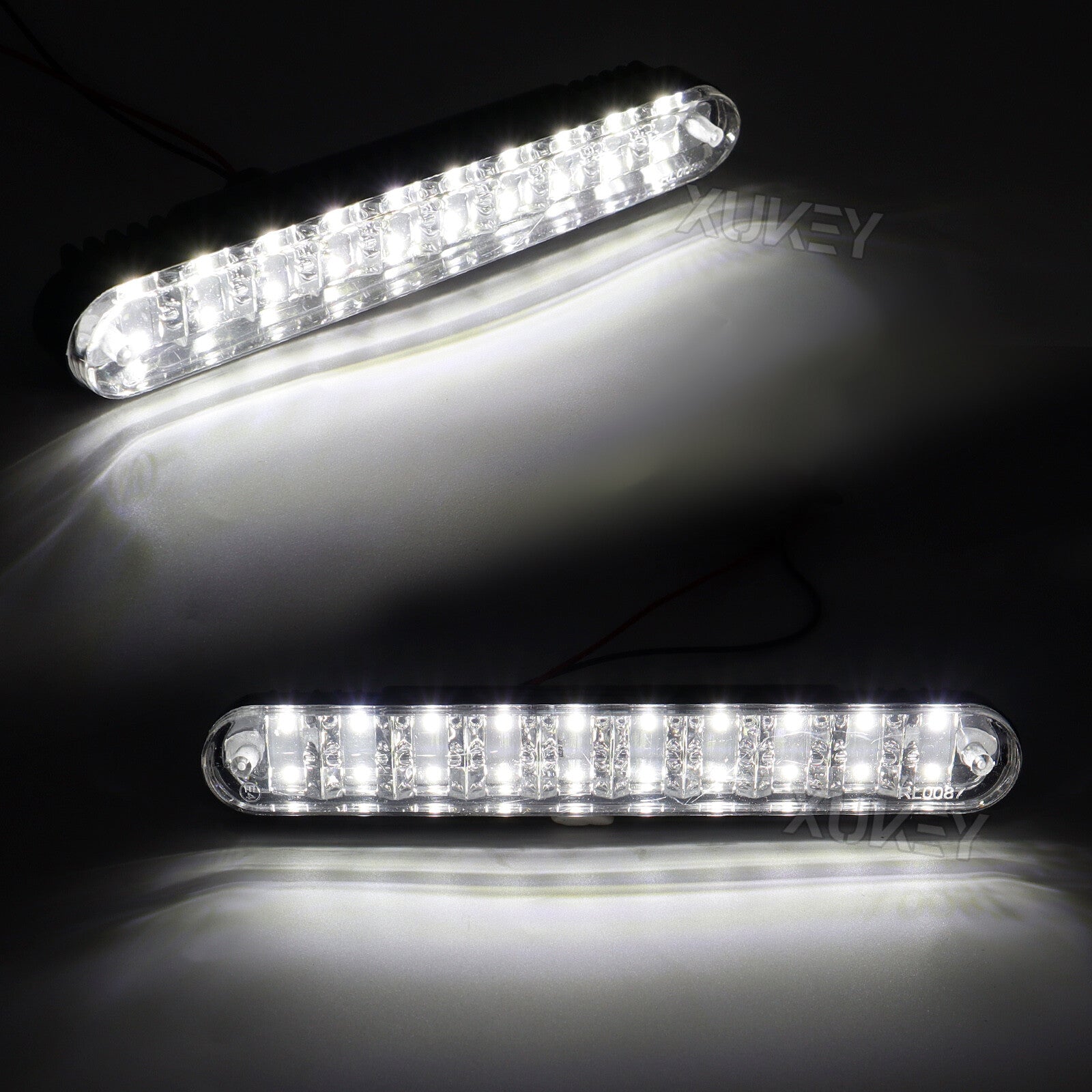 2pcs 12V universal 20LED white daytime running lights daytime running lights DRL headlights car