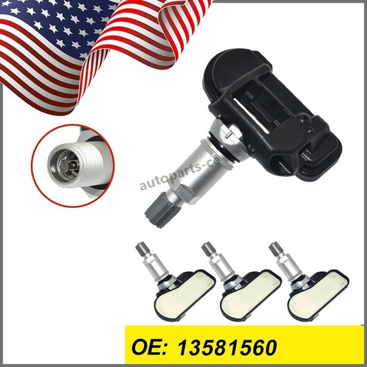 4PCS Tire Pressure Monitoring System Sensor for 14-19 for Chevrolet for Corvette V8 6.2L