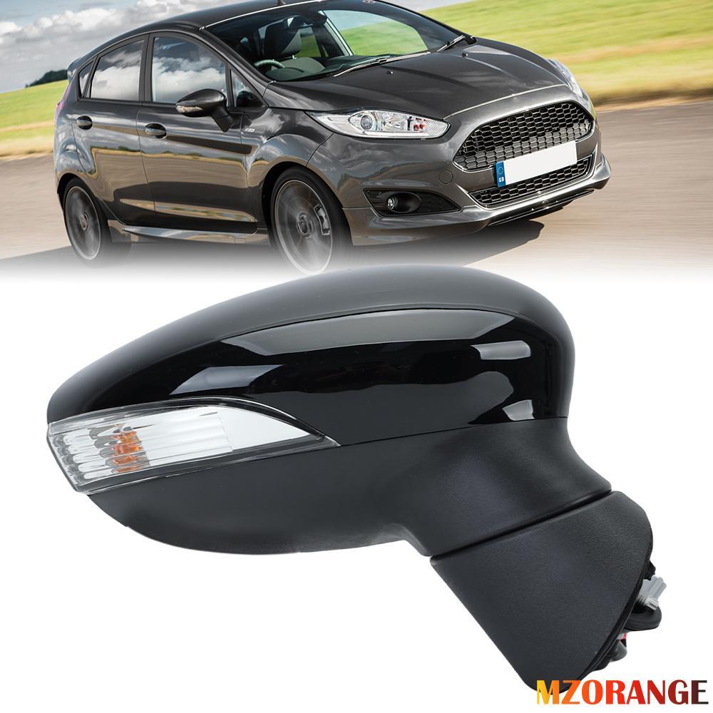 F¨¹r for Ford Fiesta 08-12 Rechts Au?enspiegel Elektrisch Beheizbar 8 Draht Schwarz