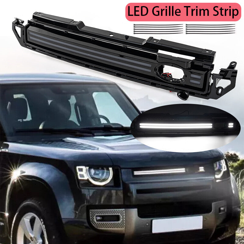 Suitable for Land Rover for Defender 90 110 130 2020 - 2024 LED front grille trim DRL lights - new