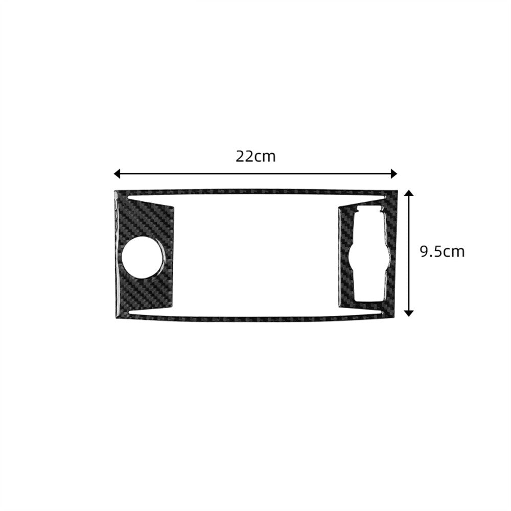Carbon Fiber Central Console GPS Navigation Panel Cover for Honda Accord 13-17 C