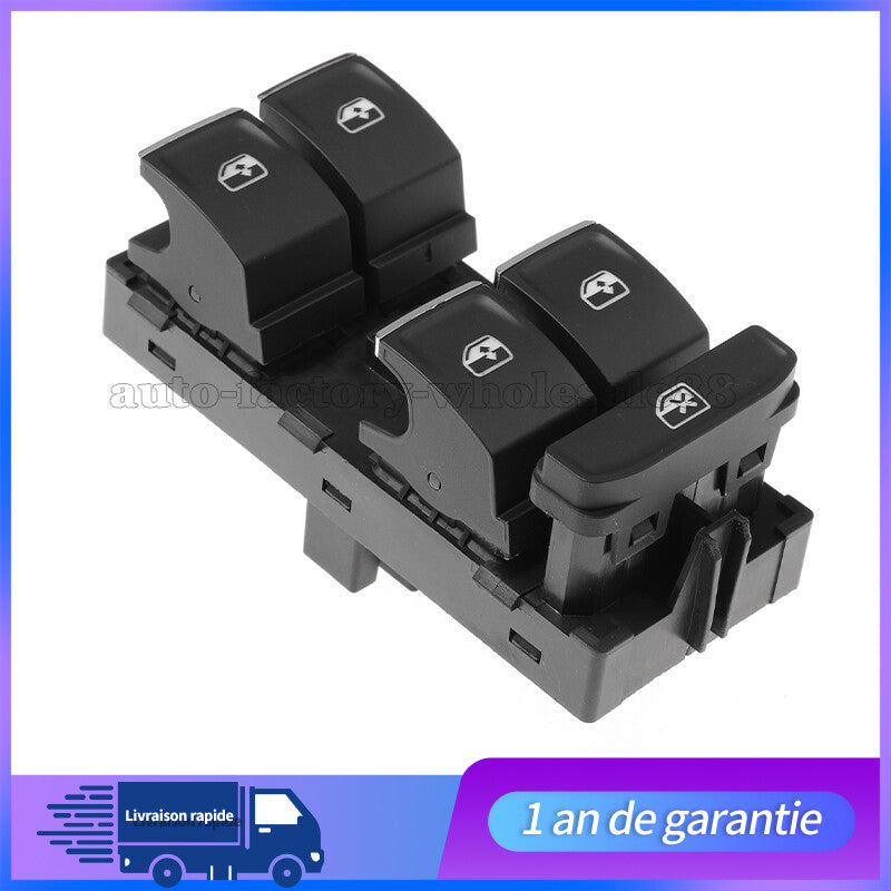Commande Bouton Leve Vitre Chrome 8 Pin pour for Golf 7 for Passat B8 5G0959857C Neuf