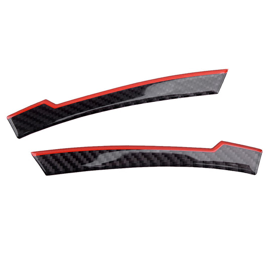 2pcs Carbon Fiber Style Wing Mirror Stripe Trim fit for Benz A Class W176 13-18