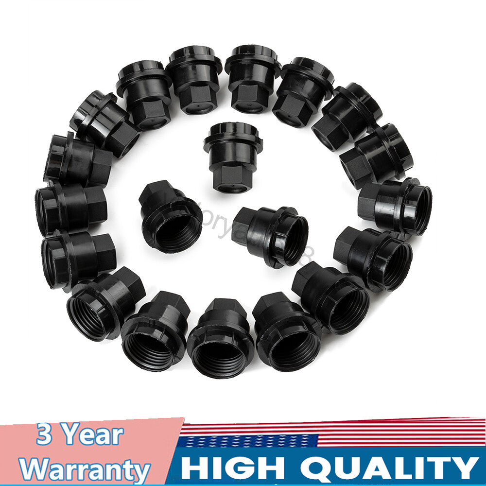 Sst of 20 Black Lug Nut Cap 15661036 for Jimmy Sonama for Chevrolet S10 new