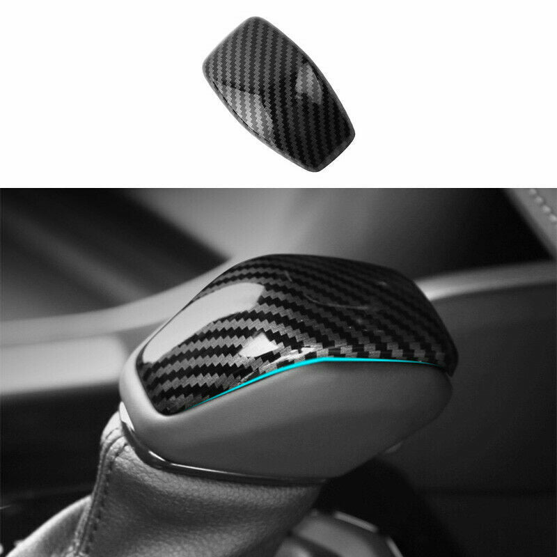 for Toyota Highlander 2020-2022 Carbon Fiber Gear Lever Shift Knob Cover Decor