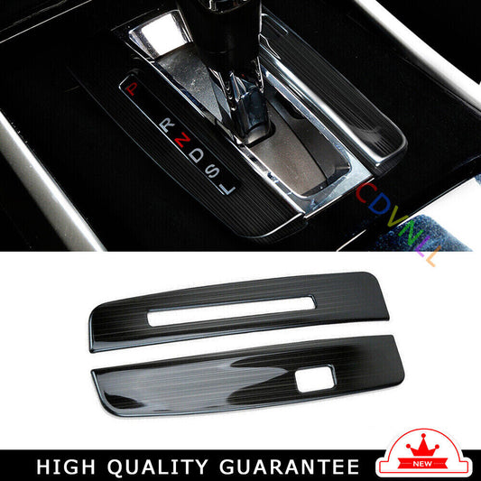 Inner Gear Shift Panel Decor Cover Trim for Honda Accord 14-17 Black Titanium
