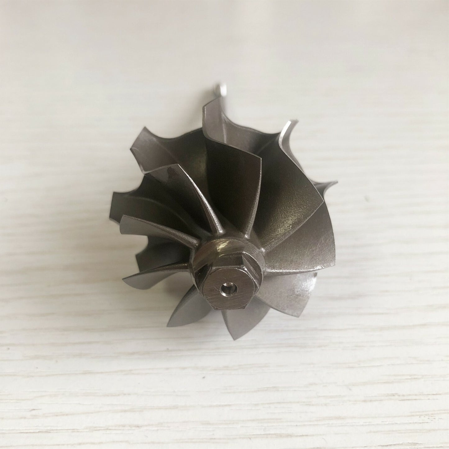 K04 42/50mm 9-blade turbine axle/turbine shaft 6.5mm tip height