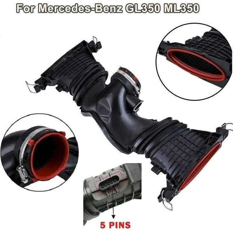 6420902242 for Mercedes GL350 ML350 Air Mass Sensor with hose - 5 pin