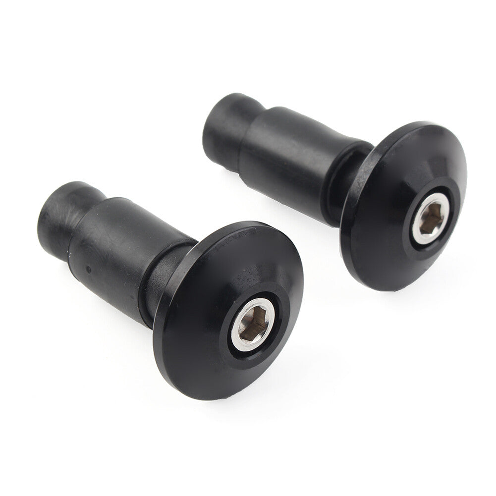 7/8 Handle Bar End Weights Handlebar Grips Cap Plugs Dirt Bike Black Motor