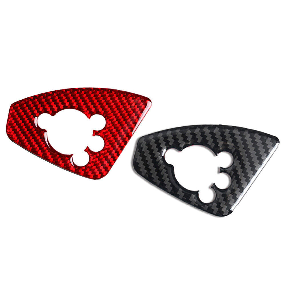 for Audi TT TTRS 2008-2014 Carbon Fiber Interior Car Door Lock Button Cover Trim