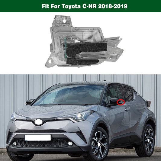 Left Door Side Wing Mirror Turn Signal Light Lamp Fit for Toyota C-HR 2018-2019