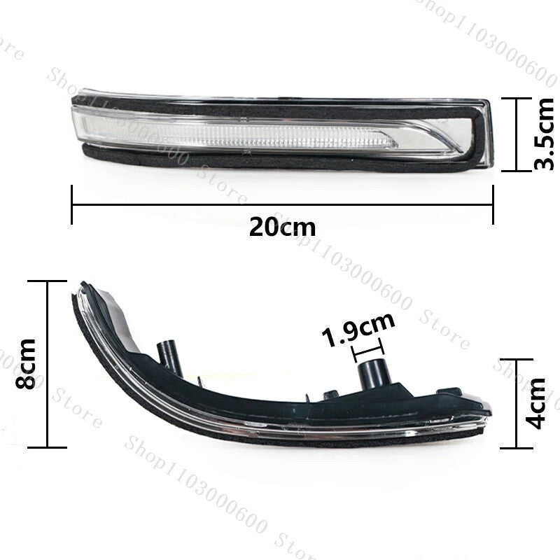 Left for Hyundai for Tucson 2016-2019 Rearview Wing Side Mirror Turn Signal Light