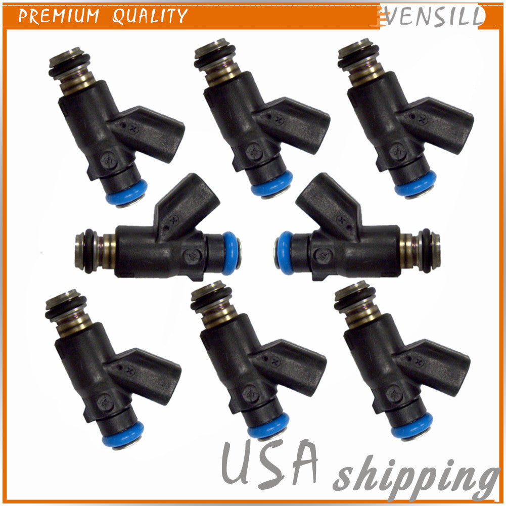 Set of 8Pcs Fuel Injector for Cadillac for Chevy for Chevrolet for GMC 10-15 4.8L 12613411