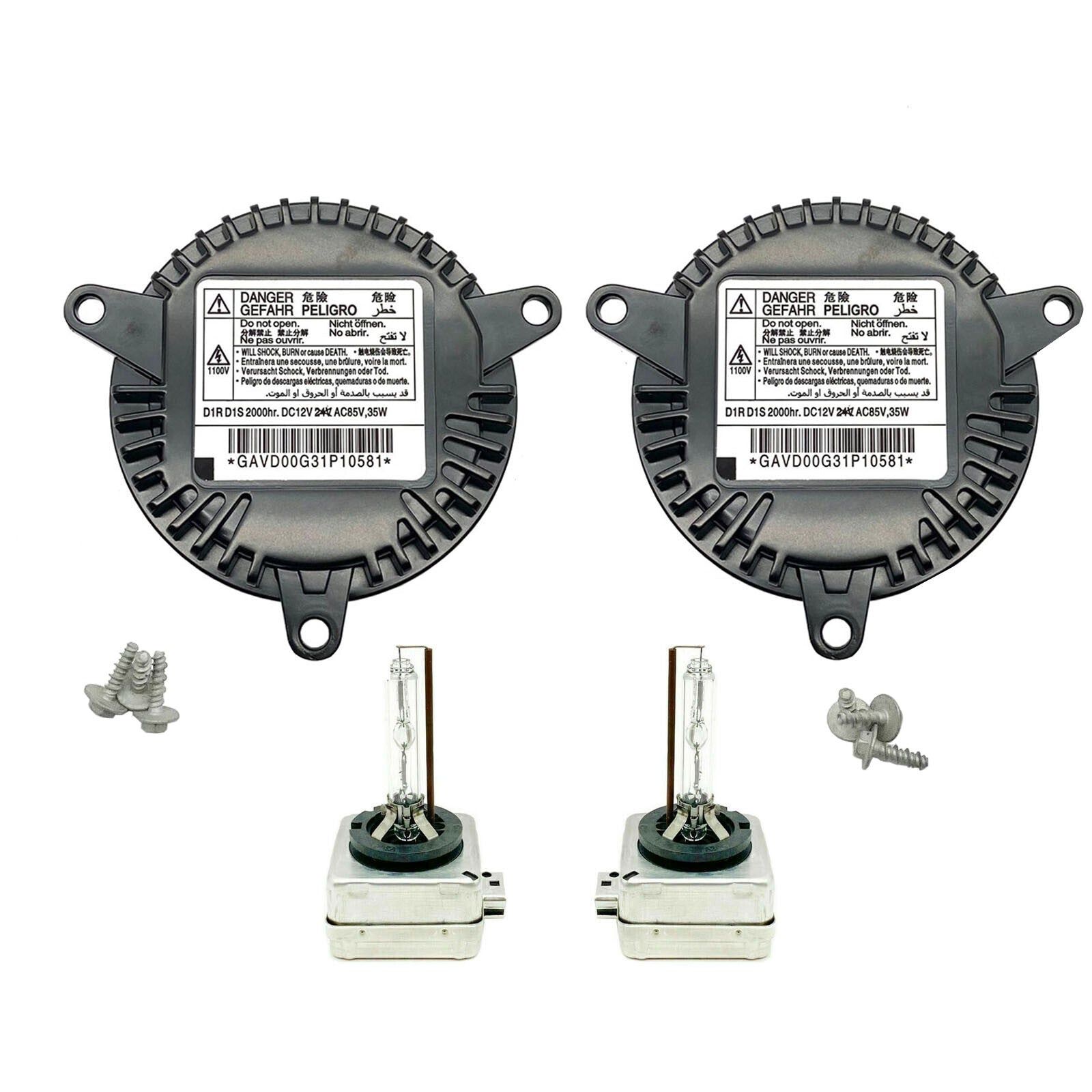 2x New For 10-15 for Chevy Camaro Xenon Ballast  D1S Bulb Kit Control Unit Module