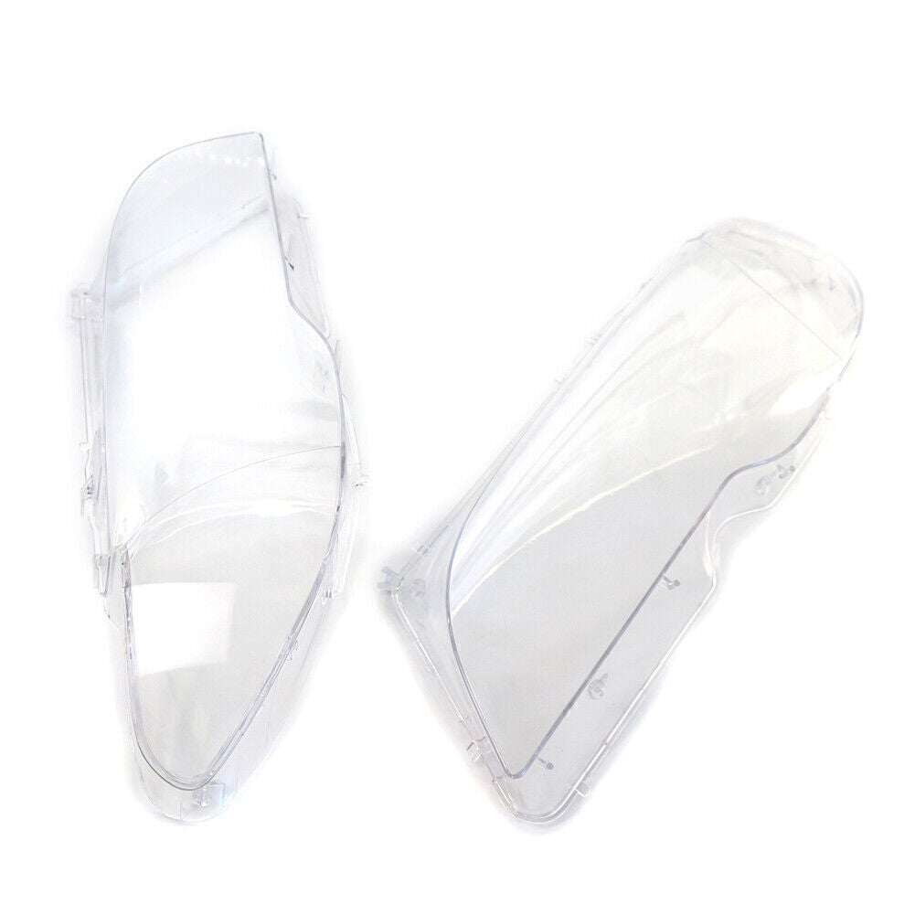 Pair Headlight Headlamp Lens Cover Clear Fit for BMW E46 2DR Coupe 325ci 330ci 03-06