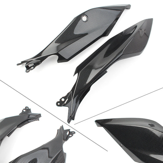 Rear for Seat Side Fairing Cowl Panel for Kawasaki 400 2018-2020 Carbon Fiber