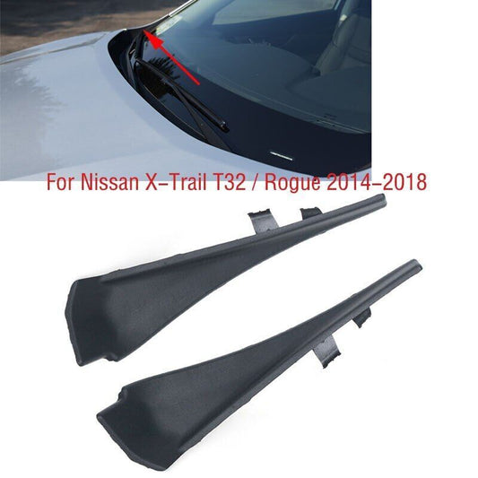 for Nissan X-Trail Xtrail T32 Rogue 14-18 Front Windshield Wrap Corner Trim 2PCS