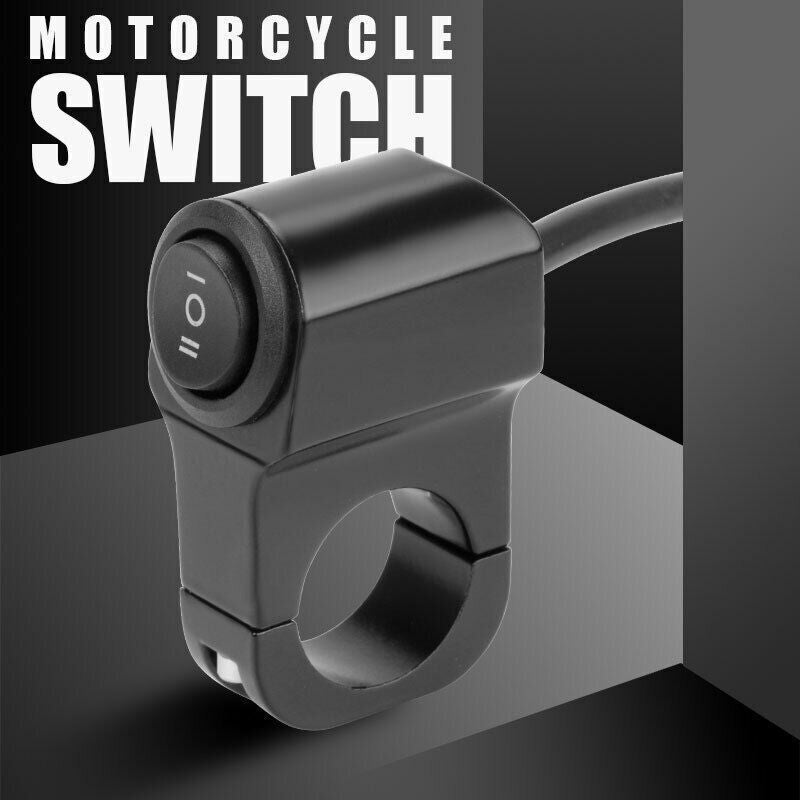 Motorcycle handlebars 7/8 inch switch, all-terrain headlights, fog lights, waterproof