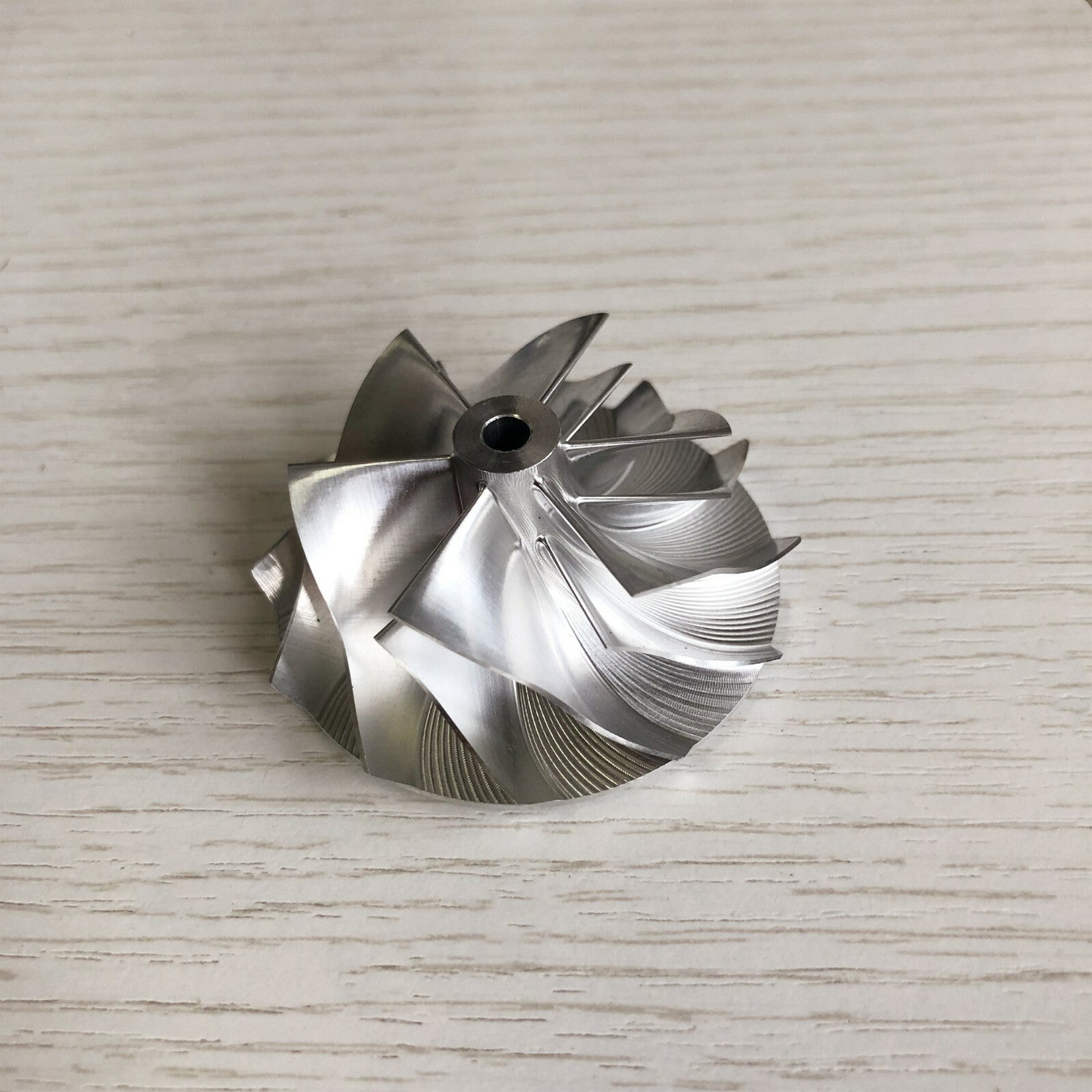 TD03 10T 6+6 Blade 38.00/48.00 mm High-Performance Turbine Billet Compressor Wheel