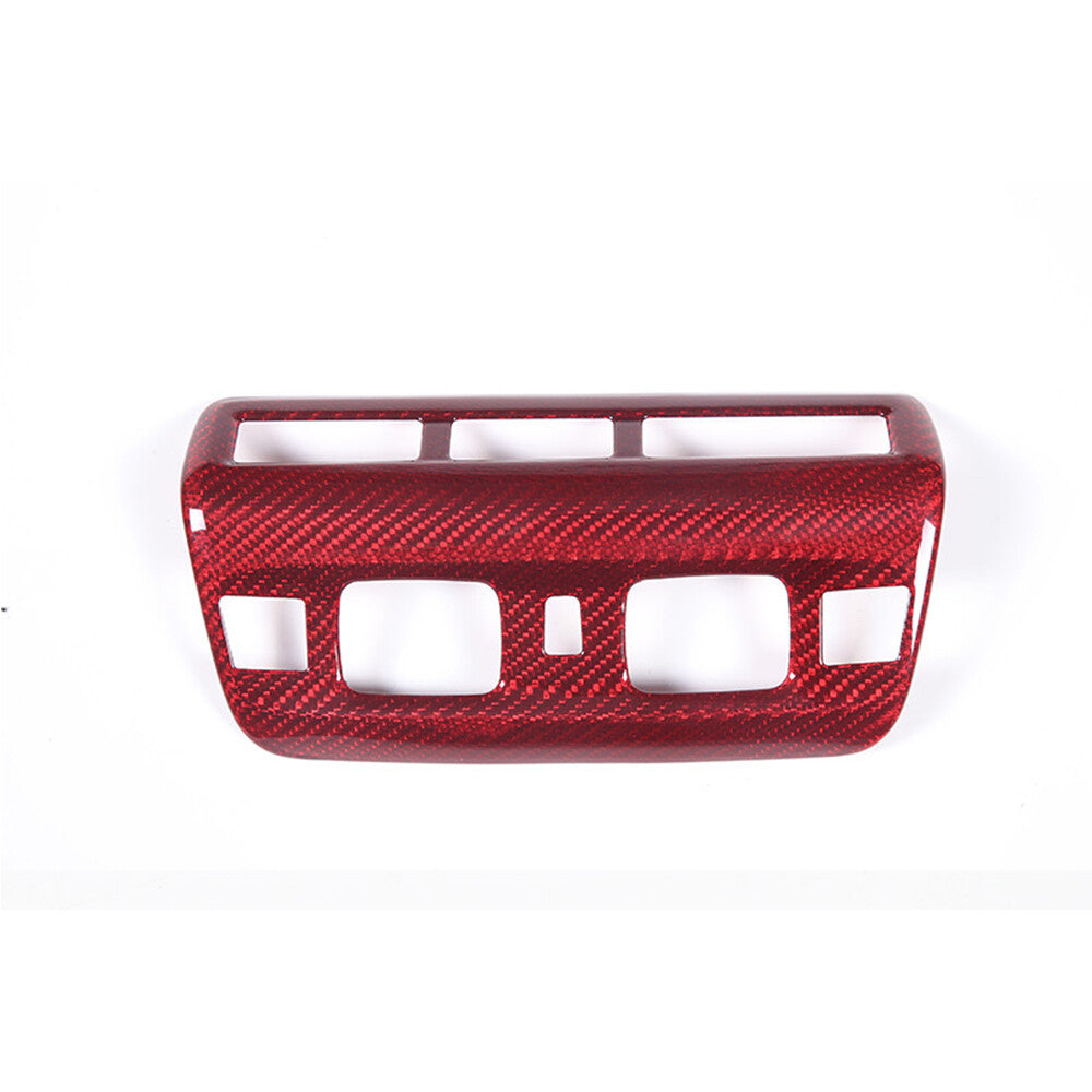 Red Carbon Fiber Reading Light Lamp Panel Trim for Chevrolet for Corvette C8 2020-24