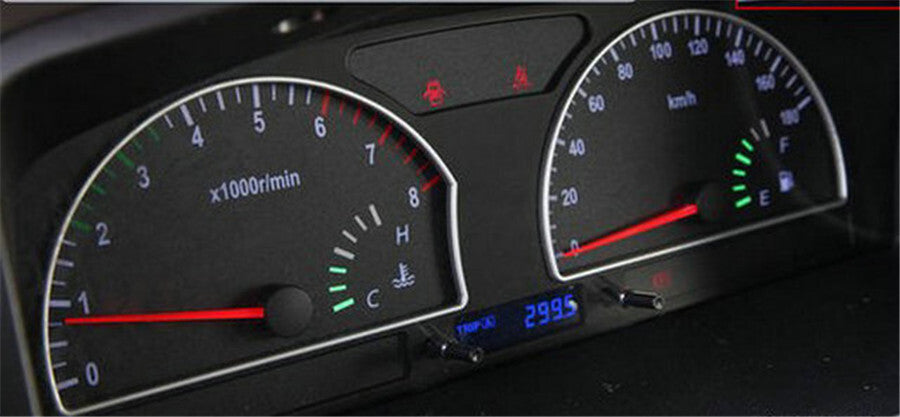 5Pcs Car Length Plastic Speedometer Needle Red Pointers Black Hub Accessories