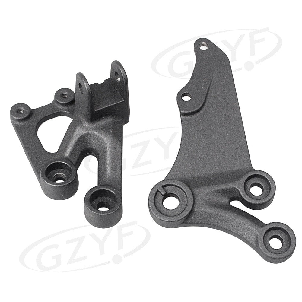 Black Rearsets Footpeg Footrest for Suzuki GSXR600 GSXR750 2006-2010(Front)