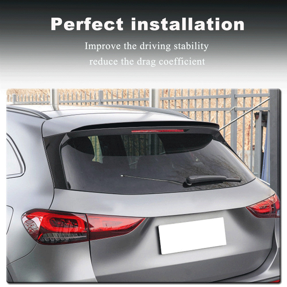 for Mercedes-Benz GLA Class H247 GLA35 REAL CARBON Rear Trunk Spoiler Wing