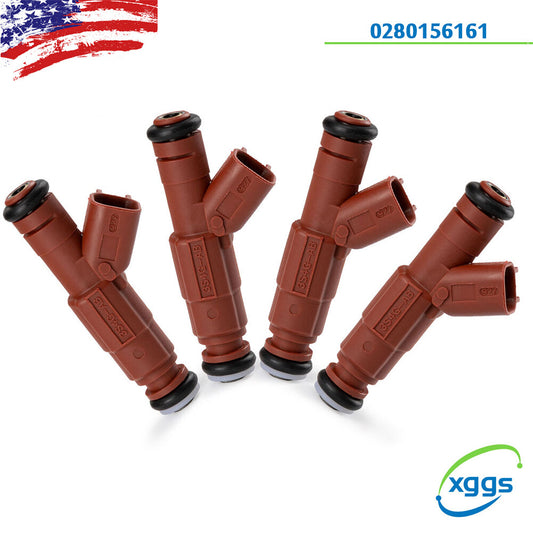 Set of (4) Fuel Injectors For 2003-2007 for Ford for Ford Focus 2.3L 0280156161 FJ462