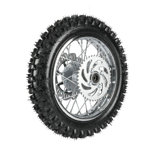 12-inch rear wheel, 3.00-12 tire, rim 80/100-12, Apollo SSR CRF bicycle, 70/110/125cc.