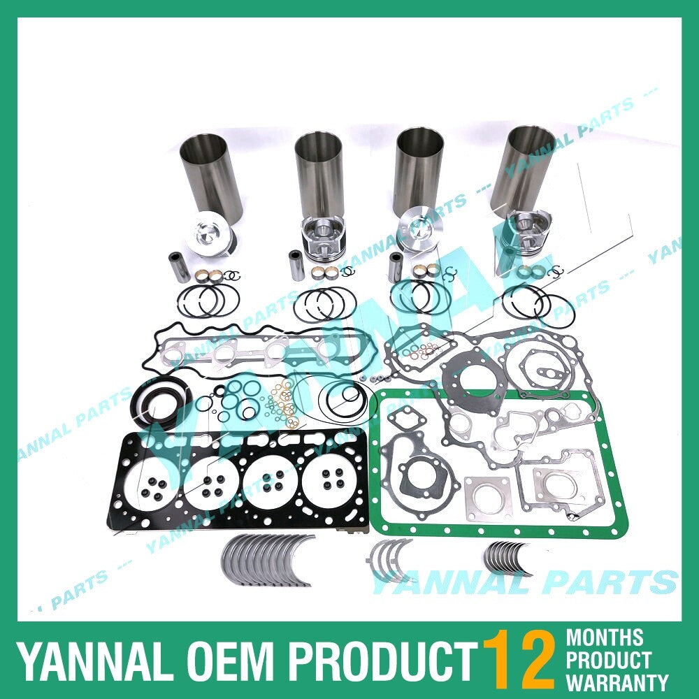 V3800 Overhaul and Reconstruction Kit with Shims and Bearings for Kubota Diesel Engines