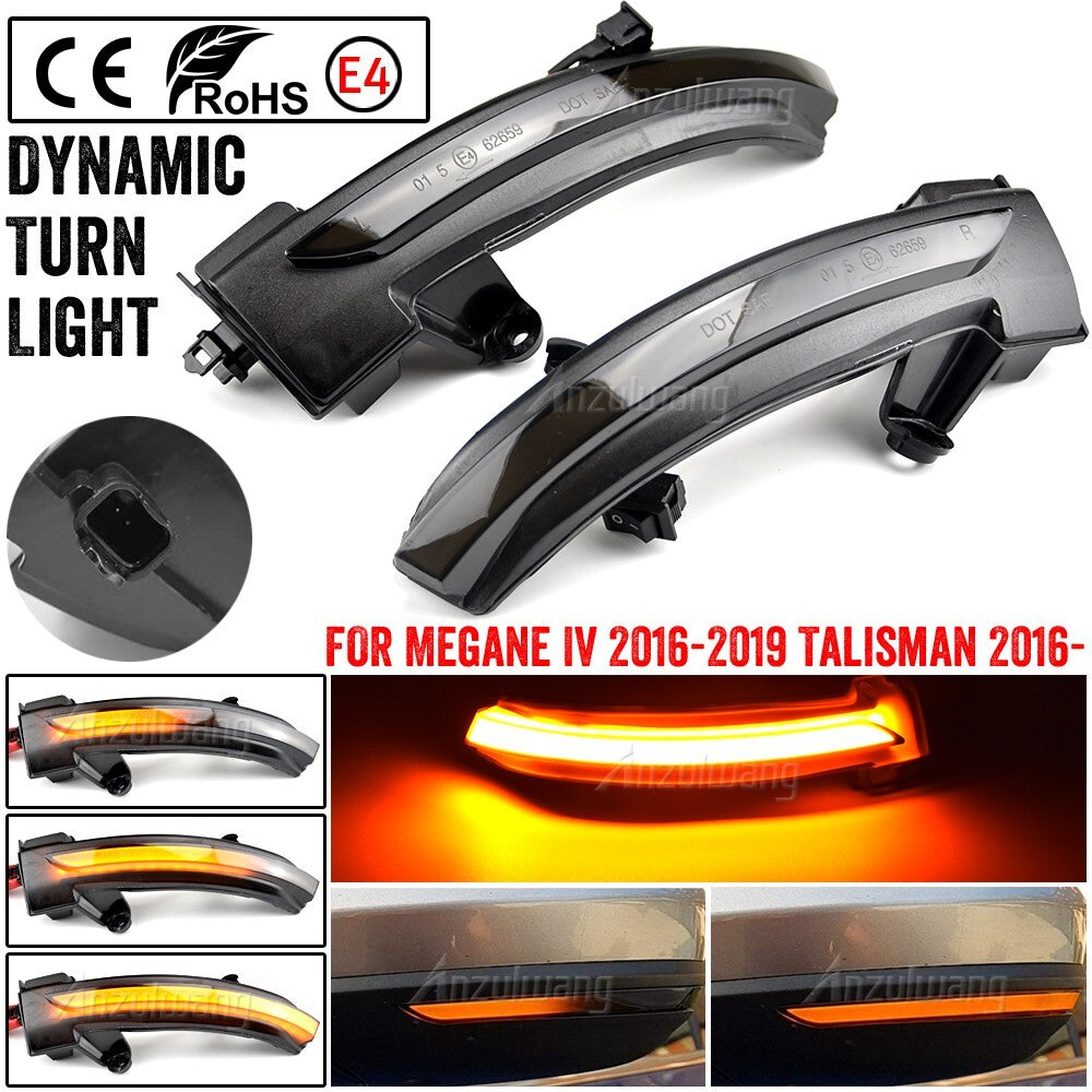 Dynamic Turn Signal Light for Renault Megane IV 2016-2019 Talisman 2016